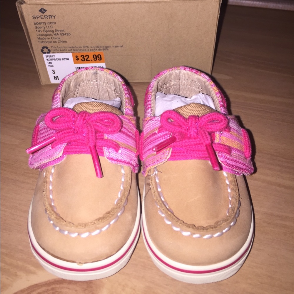 Kids Pink Sperry Boat Shoes 🚣🏾 💕